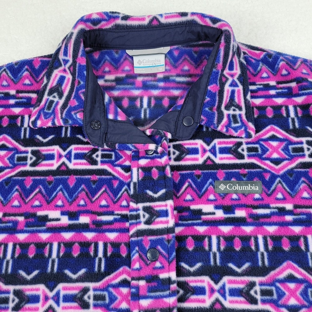 Columbia Benton Springs Shirt Jacket‎ Women Medium M Native Southwest Print